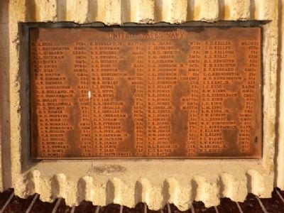 Naval Casualty List, Eighth Plaque Clockwise image. Click for full size.