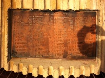 Naval Casualty List, Ninth Plaque Clockwise. Click for full size. Naval Casualty List, Ninth Plaque Clockwise image. Click for full size.