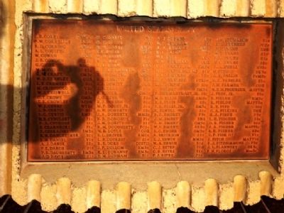 Naval Casualty List, Tenth Plaque Clockwise. Click for full size. Naval Casualty List, Tenth Plaque Clockwise image. Click for full size.