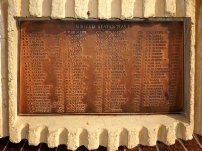 Naval Casualty List, Twelfth Plaque Clockwise image. Click for full size.