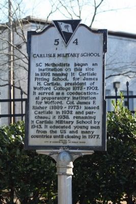 Carlisle Military School Marker image. Click for full size.