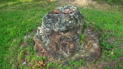 Iron Ore Outcropping at Buckeye Furnace Historical Site image. Click for full size.
