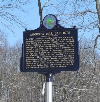 Augusta Hill Baptists Marker image. Click for full size.