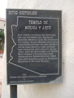 Temple of Music and Art Marker image, Touch for more information
