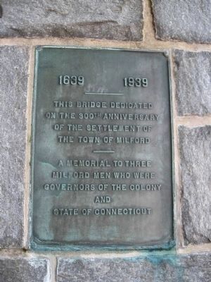 Memorial to Three Milford Men Marker. Click for full size. Memorial to Three Milford Men Marker image. Click for full size.