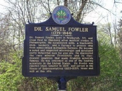 Dr. Samuel Fowler Marker image. Click for full size.