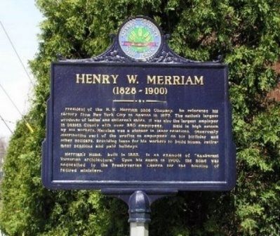 Henry W. Merriam Marker image. Click for full size.