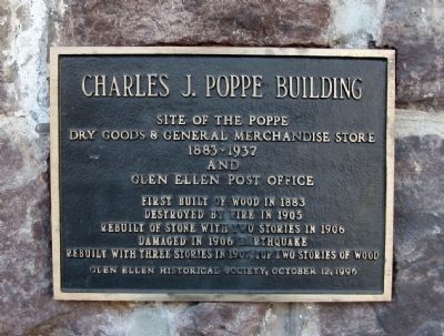 Charles J. Poppe Building Marker image. Click for full size.