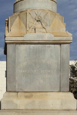Orangeburg Confederate Monument, North face. Click for full size. Orangeburg Confederate Monument, North face image. Click for full size.