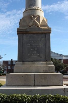Orangeburg Confederate Monument , West face image. Click for full size.
