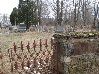 Gate to Lebanon Reformed Church Cemetery image. Click for full size.