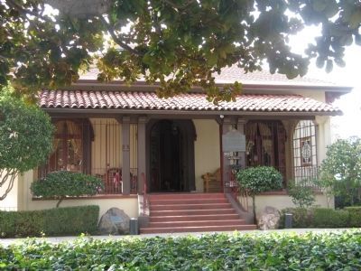 Peralta House and Marker. Click for full size. Peralta House and Marker image. Click for full size.