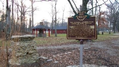 The Civilian Conservation Corps Marker. Click for full size. The Civilian Conservation Corps Marker image. Click for full size.