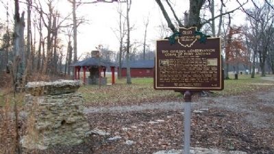 The Civilian Conservation Corps Marker image. Click for full size.