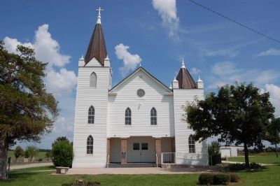St. John Church and Marker. Click for full size. St. John Church and Marker image. Click for full size.