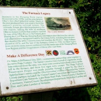 The Furnace Legacy Marker. Click for full size. The Furnace Legacy Marker image. Click for full size.