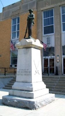 Vinton County Civil War Memorial. Click for full size. Vinton County Civil War Memorial image. Click for full size.