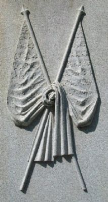 Vinton County Civil War Memorial Detail. Click for full size. Vinton County Civil War Memorial Detail image. Click for full size.