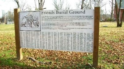 Friends Burial Ground Marker image. Click for full size.