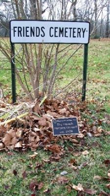 Friends Burial Ground Markers image. Click for full size.
