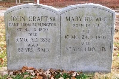 John Craft Grave Marker image. Click for full size.