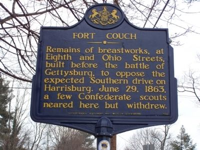 Fort Couch Marker. Click for full size. Fort Couch Marker image. Click for full size.