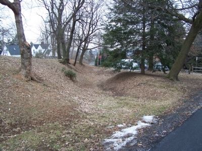 Fort Couch Breastworks. Click for full size. Fort Couch Breastworks image. Click for full size.