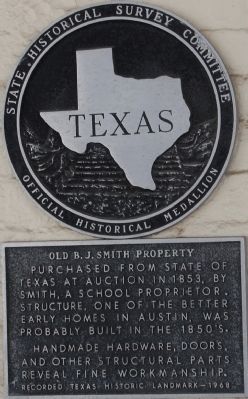 Old B.J. Smith Property Marker image. Click for full size.