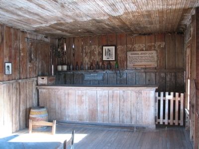 Jersey Lily Saloon - inside image. Click for full size.