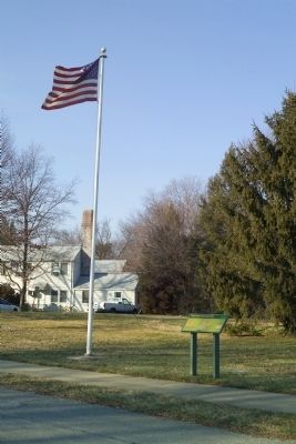 Greenbelt Homes Inc. Marker with Flag image. Click for full size.
