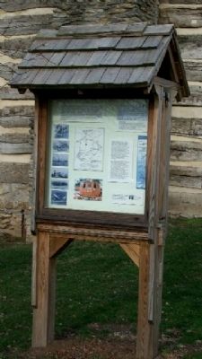 Preservation of Log Post Office Pavilion (South Face). Click for full size. Preservation of Log Post Office Pavilion (South Face) image. Click for full size.