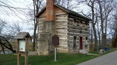 Preservation of Log Post Office Pavilion. Click for full size. Preservation of Log Post Office Pavilion image. Click for full size.