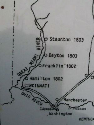 Postal Route Map on Marker. Click for full size. Postal Route Map on Marker image. Click for full size.
