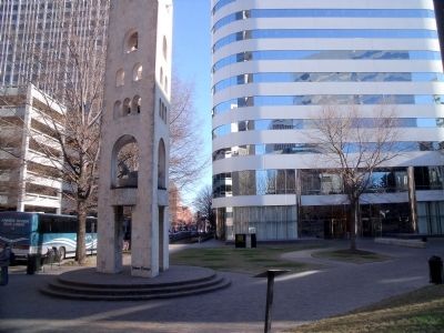 Great Turning Basin site at James Center Plaza image. Click for full size.