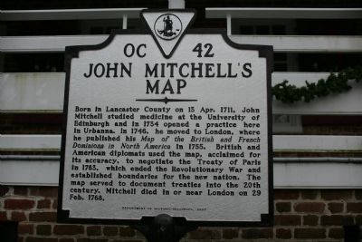 John Mitchell's Map Marker. Click for full size. John Mitchell's Map Marker image. Click for full size.