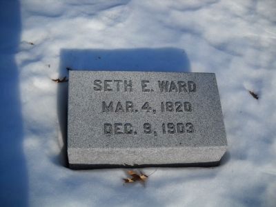 Gravesite of Seth Ward image. Click for full size.