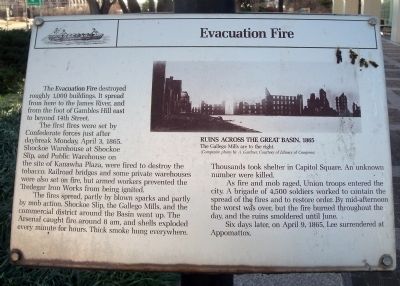 Evacuation Fire Marker image. Click for full size.