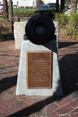 Four Holes Swamp , Revolutionary War Cannon image. Click for full size.