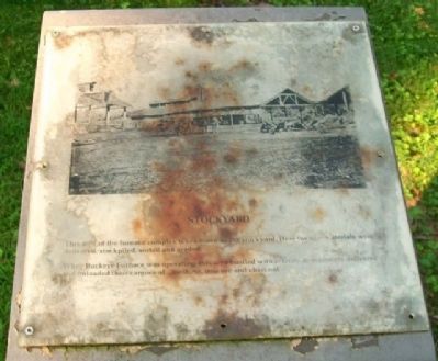 Stockyard Marker image. Click for full size.
