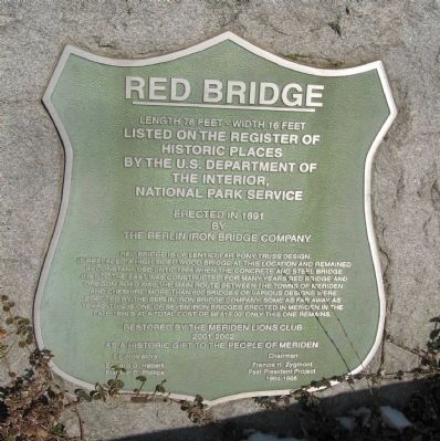 Red Bridge Marker image. Click for full size.