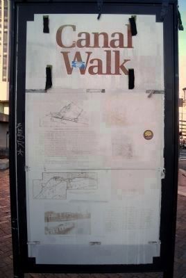 Canal Walk Marker (rear panel) image. Click for full size.