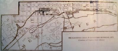 The Kanawha Canal In Downtown Richmond, 1873 image. Click for full size.