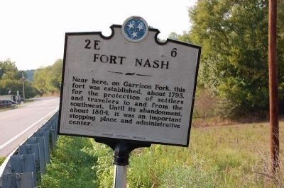 Fort Nash Marker. Click for full size. Fort Nash Marker image. Click for full size.