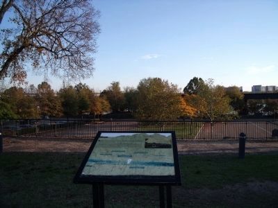 Belle Isle Prison Marker (facing south). Click for full size. Belle Isle Prison Marker (facing south) image. Click for full size.