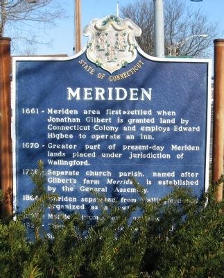 Meriden Marker image. Click for full size.