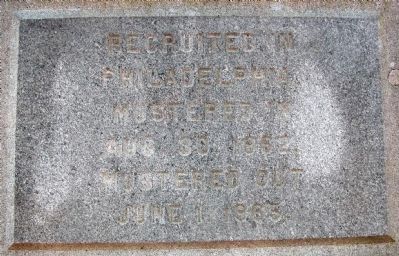 118th Pennsylvania Infantry Marker. Click for full size. 118th Pennsylvania Infantry Marker image. Click for full size.