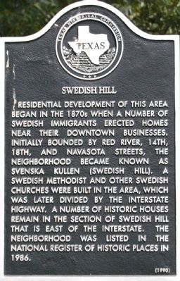 Swedish Hill Marker image. Click for full size.