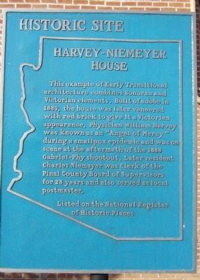 Harvey-Niemeyer House Marker image. Click for full size.