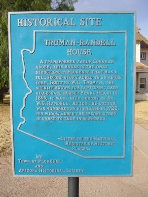 Truman – Randell House Marker. Click for full size. Truman – Randell House Marker image. Click for full size.