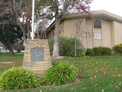 Pioneer Schoolhouse & Chapel Marker image. Click for full size.